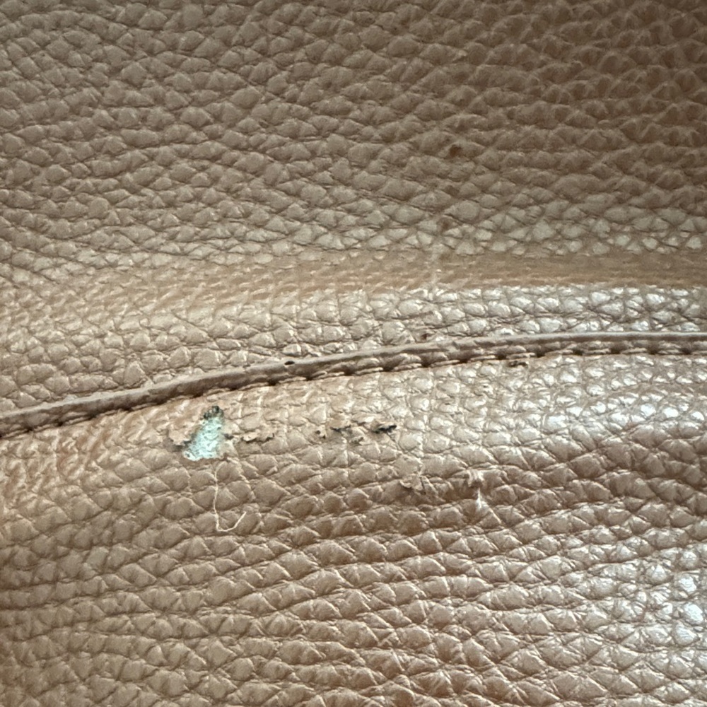 BCBG Brown Tote Bag with Gold Accents - Picture 11 of 11